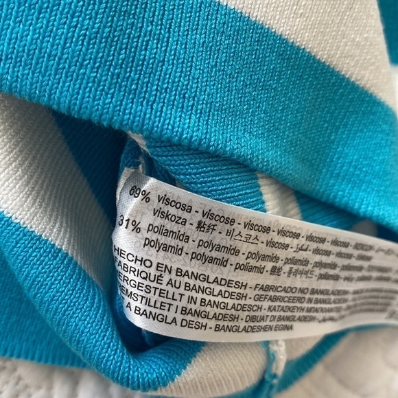 NWT Zara cropped striped short sleeve sweater - Picture 6 of 9